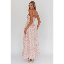 Load image into Gallery viewer, Sun On My Face Floral Flowy Maxi Dress in Blue