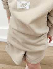 Load image into Gallery viewer, Lulu Mac Youth Terry Shorts in Sand