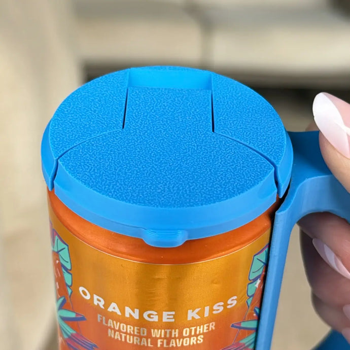 Skinny Can Lid in Blue
