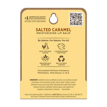 Load image into Gallery viewer, Holiday Salted Caramel Lip Balm 0.15 Oz. Blister Box