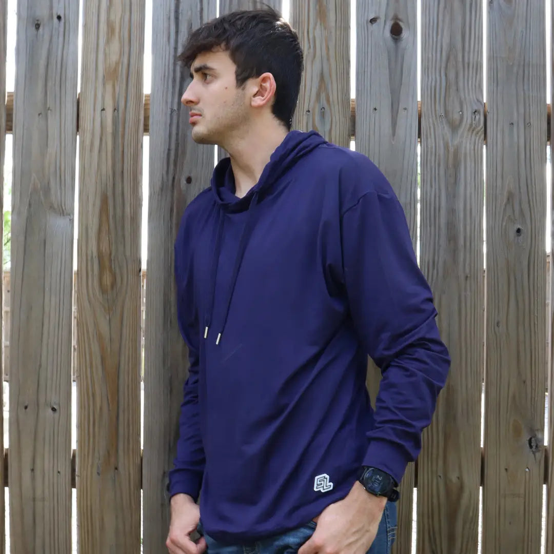 Southern Limit Pullover in Navy