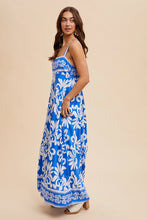 Load image into Gallery viewer, Santorini Nights Print Maxi Dress
