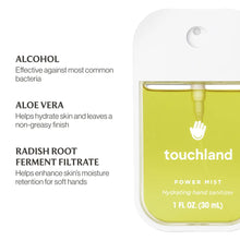 Load image into Gallery viewer, Touchland Vanilla Blossom Power Mist Hydrating Hand Sanitizer