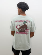 Load image into Gallery viewer, Mississippi State Duck Seal Script SS Tee