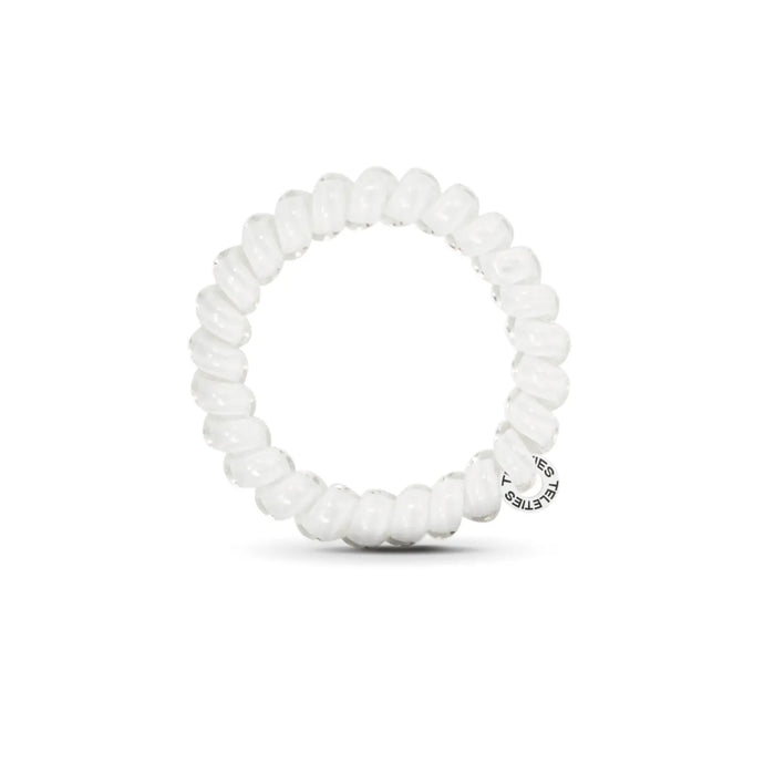 Teleties Large Hair Tie in Coconut White