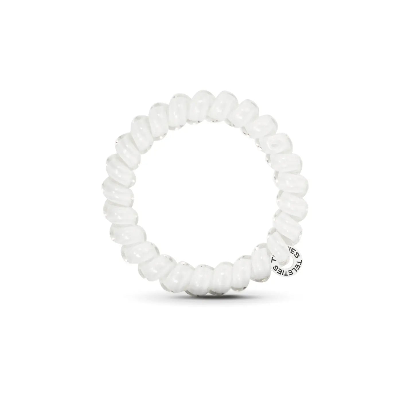 Teleties Large Hair Tie in Coconut White