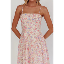 Load image into Gallery viewer, Sun On My Face Floral Flowy Maxi Dress in Blue