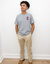 Load image into Gallery viewer, Mississippi State Strutting Mascot State SS Tee in Granite