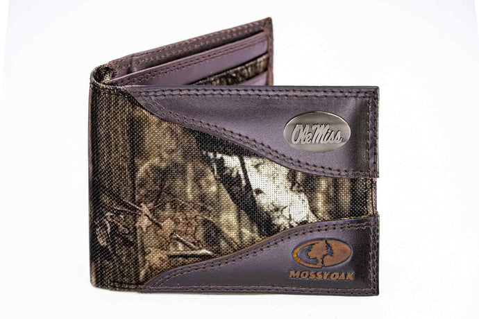 Ole Miss Rebels Mossy Oak Wallets: Bifold