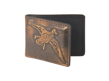 Load image into Gallery viewer, Mallard Burnished Leather Money Clip