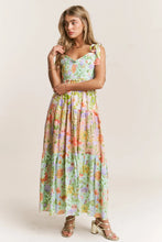 Load image into Gallery viewer, You'll Never Know Smocked V-Neck Multi Print Dress