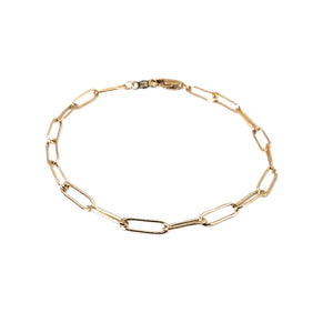 Erin Gray Essential Petite Paperclip Links Bracelet