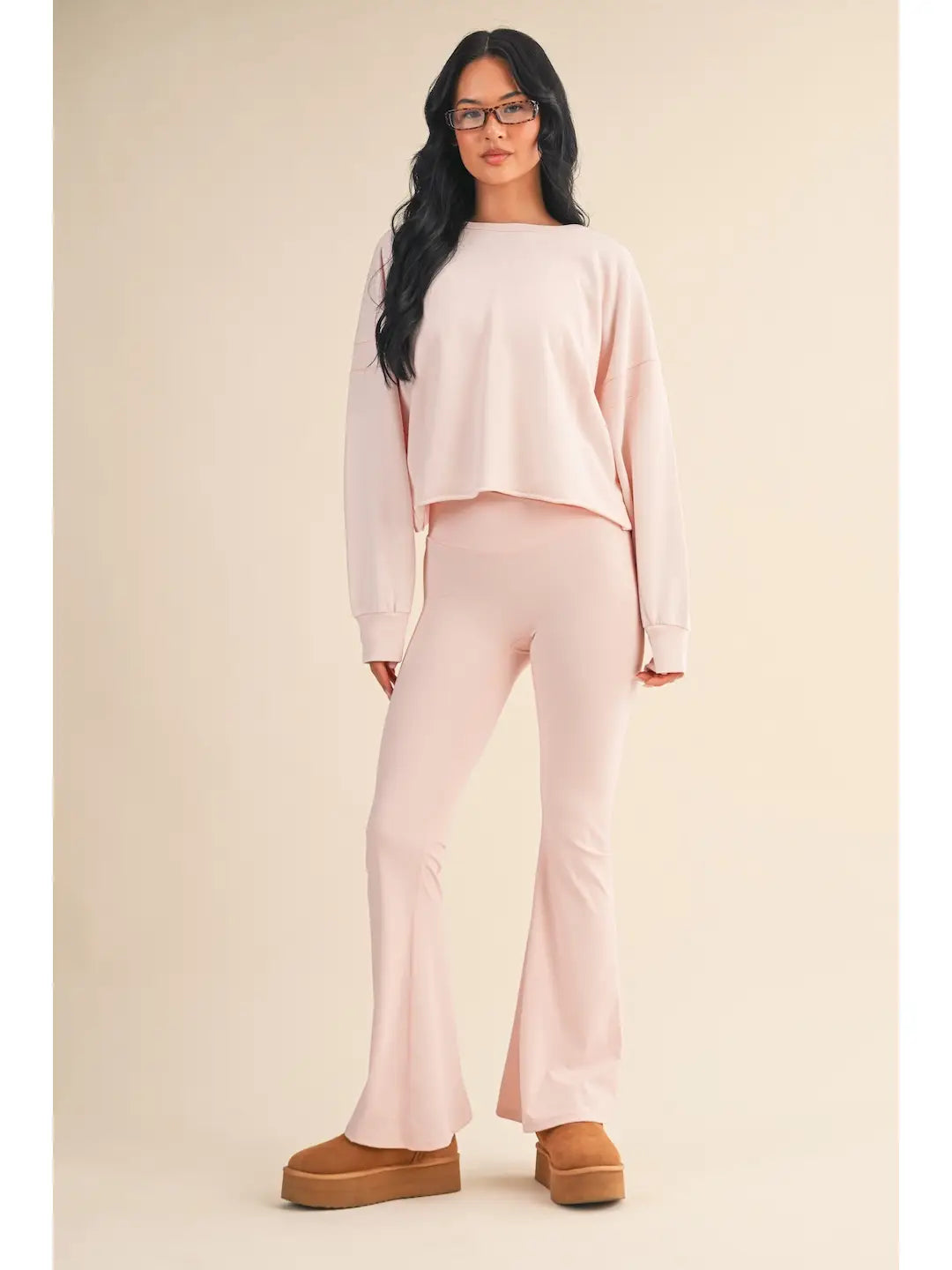 What To Do Mineral Wash Cutout Back Layering Sweatshirt