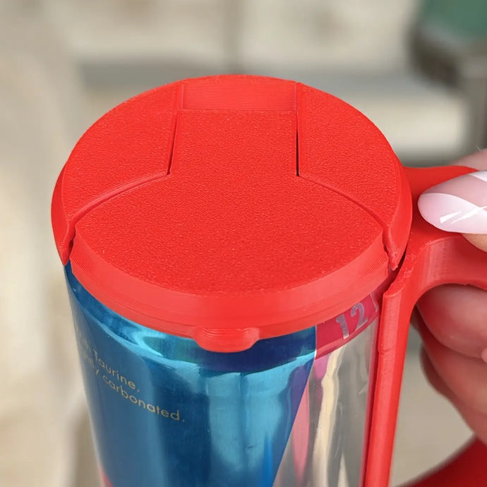 Skinny Can Lid in Red