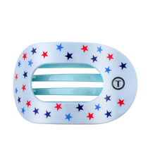 Load image into Gallery viewer, Teleties Large Flat Round Clip-United We Sparkle