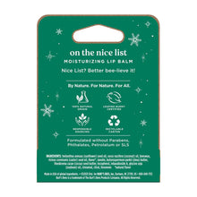 Load image into Gallery viewer, Holiday On The Nice List Sugar Cookie Lip Balm, Blister Box