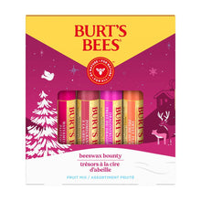 Load image into Gallery viewer, Holiday Beeswax Bounty Fruit Lip Balm Gift Set