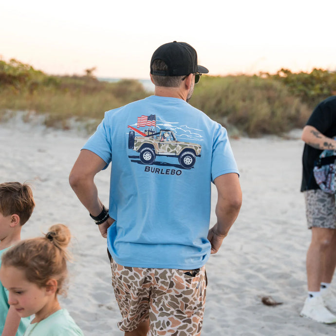 Burlebo Camo Beach Cruiser SS Tee