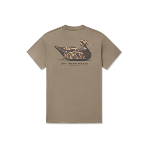 Southern Marsh Vintage Duck Decoy SS Tee in Stonewall Olive