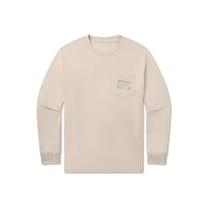 Southern Marsh Authentic LS Tee in Oatmeal