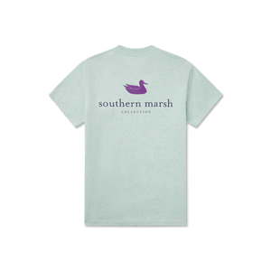 Southern Marsh Authentic SS Tee in Washed Honeydew