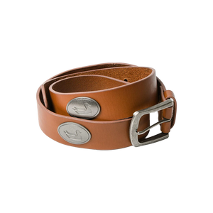 Southern Marsh Heritage Medallion Leather Belt