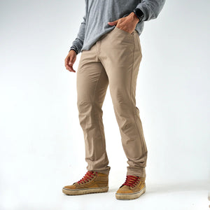 Burlebo Performance Pants in Cobblestone Khaki