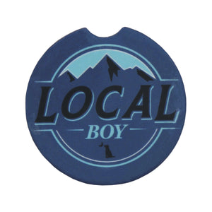 Local Boy Car Coaster in Local Latte