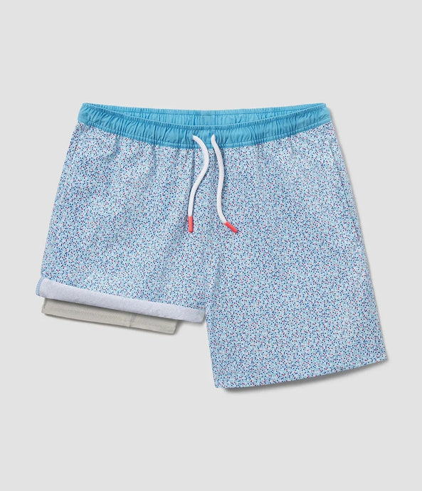 Southern Shirt Co. Men's Confetti Swim Shorts in Uncle Sam