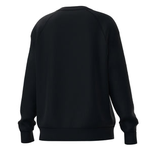 Local Girl Moon Cotton Crewneck in Black