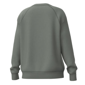 Local Girl Moon Cotton Crewneck in Sage