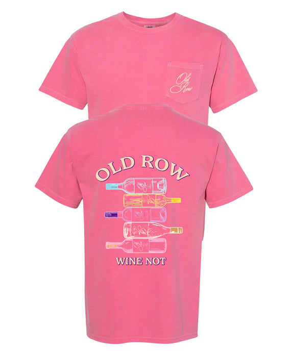 Old Row Wine Not SS Pocket Tee