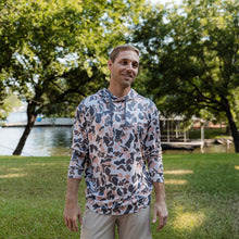 Load image into Gallery viewer, Burlebo Men's Performance Hoodie in Vintage Camo