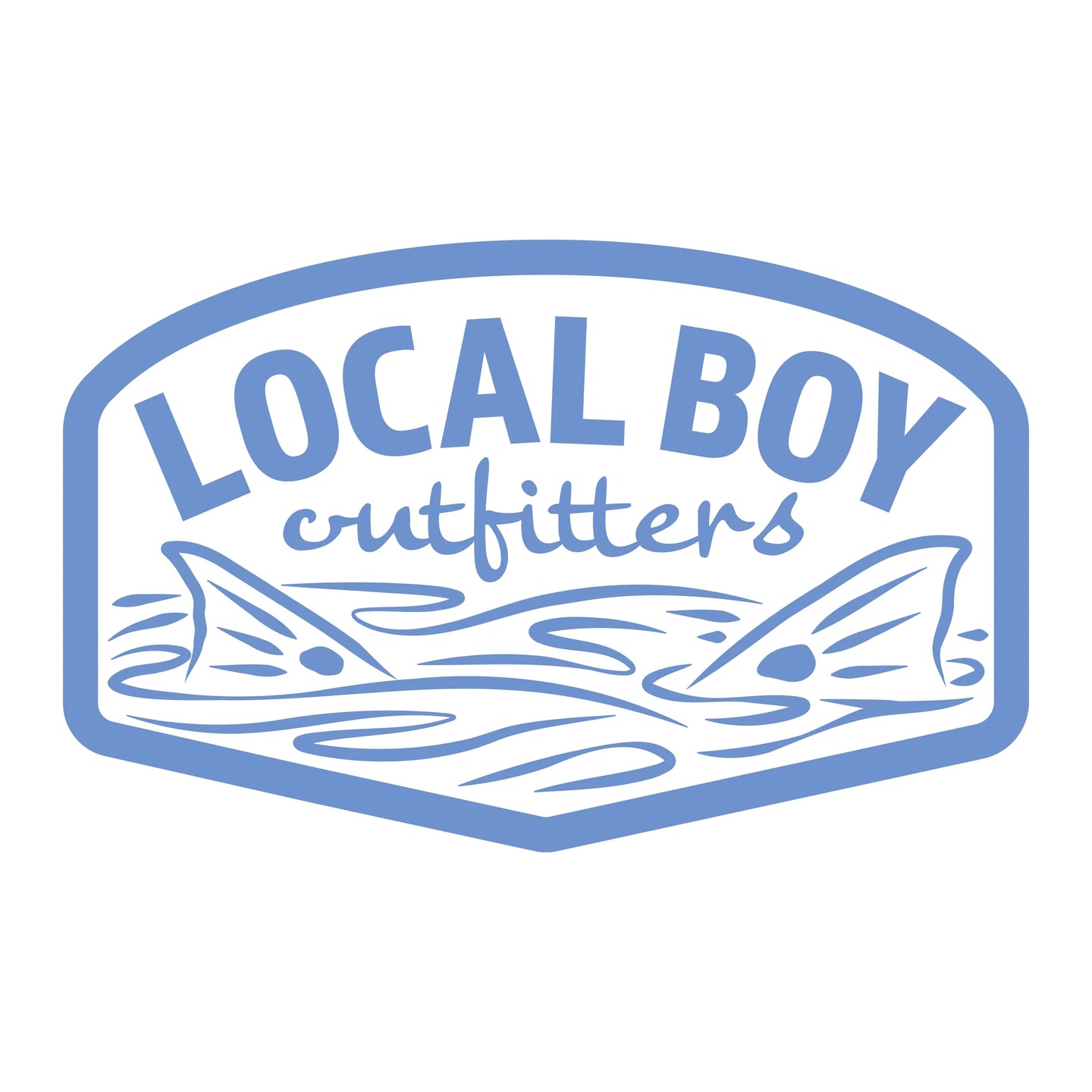 Local Boy Fish Tails Decal