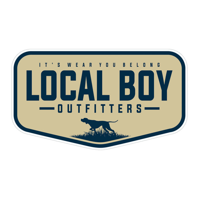 Local Boy Pointer Badge Decal