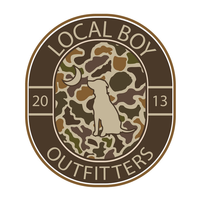Local Boy Vintage Crest Decal
