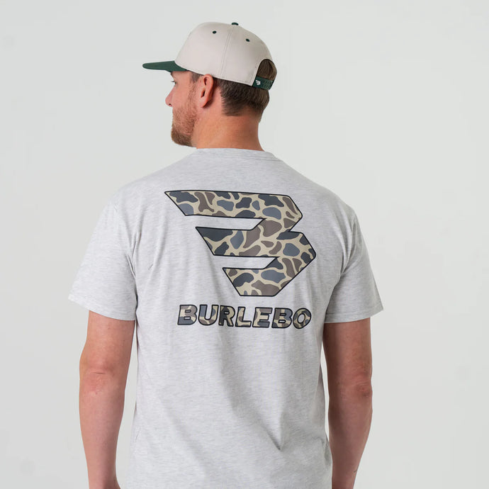 Burlebo Flying B Deer Camo Logo SS Tee
