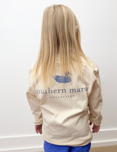 Load image into Gallery viewer, Southern Marsh Youth Authentic LS Tee in Oatmeal