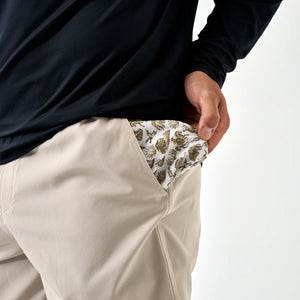 Burlebo 7" Everyday Shorts in Light Khaki-Into The Wild Pockets