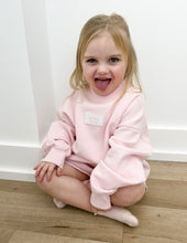 Load image into Gallery viewer, Lulu Mac Youth Terry LS Top in Light Pink