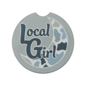 Local Girl Coast Moon Car Coaster