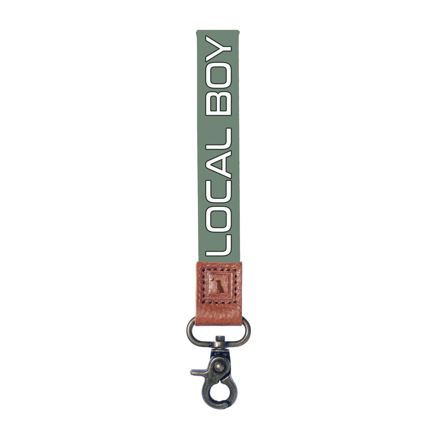 Local Boy Classic LBO Wrist Lanyard in Sage