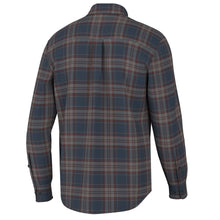 Load image into Gallery viewer, Local Boy Phelan Stretch Flannel in Navy/Charcoal/Red