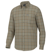 Load image into Gallery viewer, Local Boy Phelan Stretch Flannel in Tan/Olive/Yellow