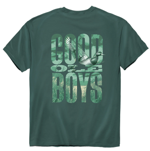 Good Ole Boys Outdoors Mallard Marsh SS Tee Blue Spruce