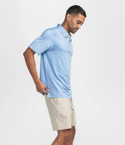 Southern Shirt Co. Men's Grayton Heather Polo in Horizon