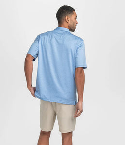 Southern Shirt Co. Men's Grayton Heather Polo in Horizon