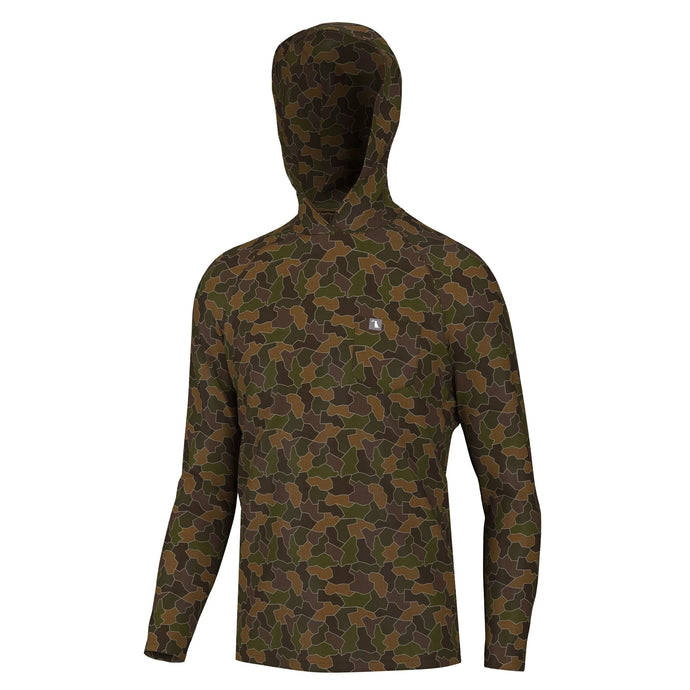 Local Boy Heather Blend Hoodie in Lowcountry
