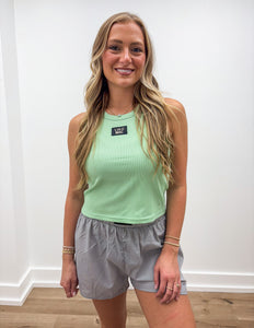 Lulu Mac DD Solid Mint Tank Tops