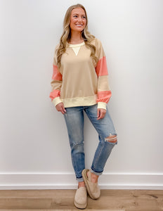 Take Me To The Other Side Patchwork Pullover Top